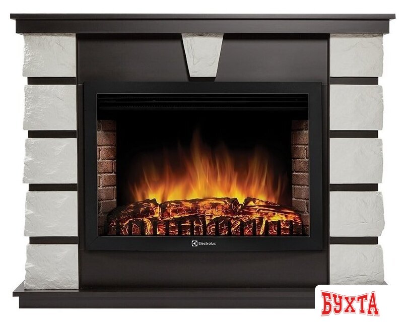 Портал Firelight Excalibur 30 (камень белый, шпон венге)