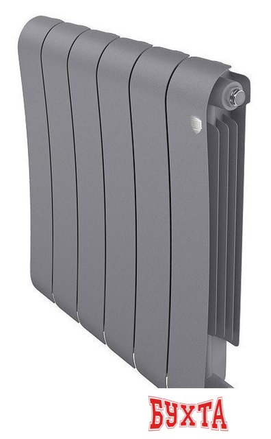 Биметаллический радиатор Royal Thermo Infinity 500 Silver Satin (6 секций)