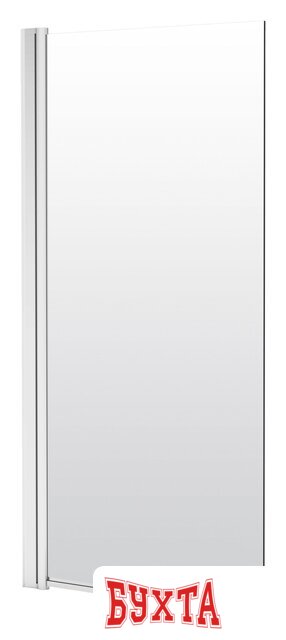 Стеклянная шторка для ванны Deante Alpinia 80 KGA 072P (хром/прозрачное)