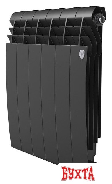 Биметаллический радиатор Royal Thermo Biliner B 500 Черный - 6 секций
