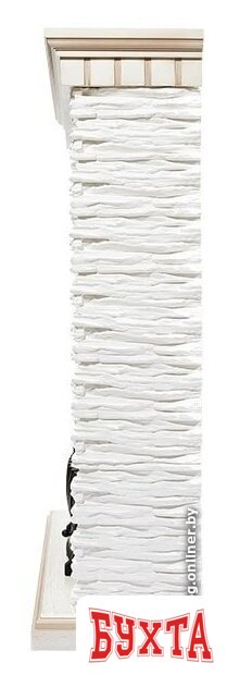 Портал Firelight Porto Classic (камень белый/шпон беленый дуб) 3