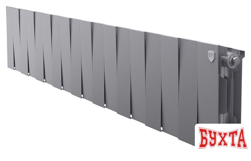 Биметаллический радиатор Royal Thermo PianoForte 200 Серебристый - 18 секций