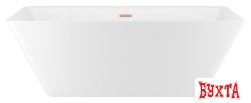 Ванна Wellsee Cute Twin S 168x75 23830104R (отдельностоящая ванна белый глянец, экран, ножки, сифон-автомат золото)