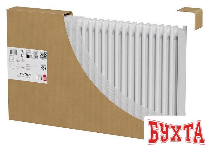 Стальной трубчатый радиатор Royal Thermo Insignia VC2180 - 12 секций RAL9005m 4