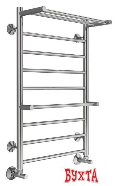 Полотенцесушитель TERMINUS Аврора П8 500х800 (с 2 полками)