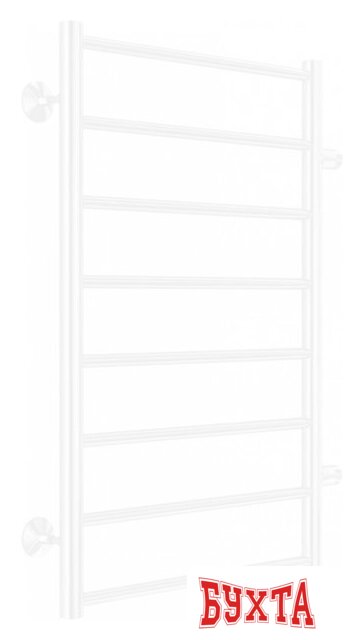 Полотенцесушитель TERMINUS Аврора П8 500x800 (с боковым подключением 50,RAL 9003)