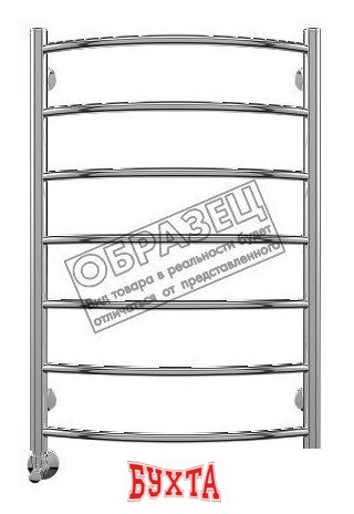 Полотенцесушитель TERMINUS Классик П7 500x796 (оружейная сталь, с наружной резьбой) 3