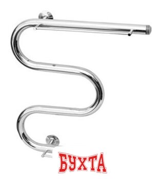 Полотенцесушитель TERMINUS 32 ПС М-образный с полкой 500x500 (хром)