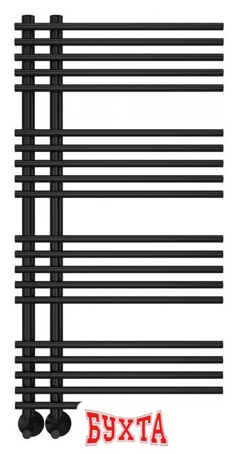 Полотенцесушитель TERMINUS Астра П20 70x1000 (RAL 9005 матовый черный)