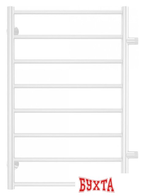 Полотенцесушитель TERMINUS Аврора П8 500x800 (боковое подключение 50, RAL 9003 белый) 3