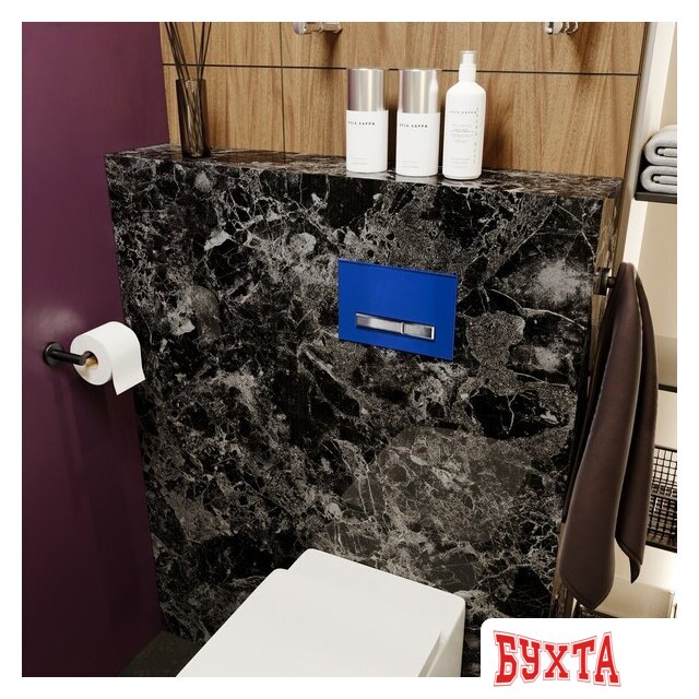 Инсталляция для унитаза Lavinia Boho Relfix 5 в 1 77020056 (фиолетовый стекло) 3