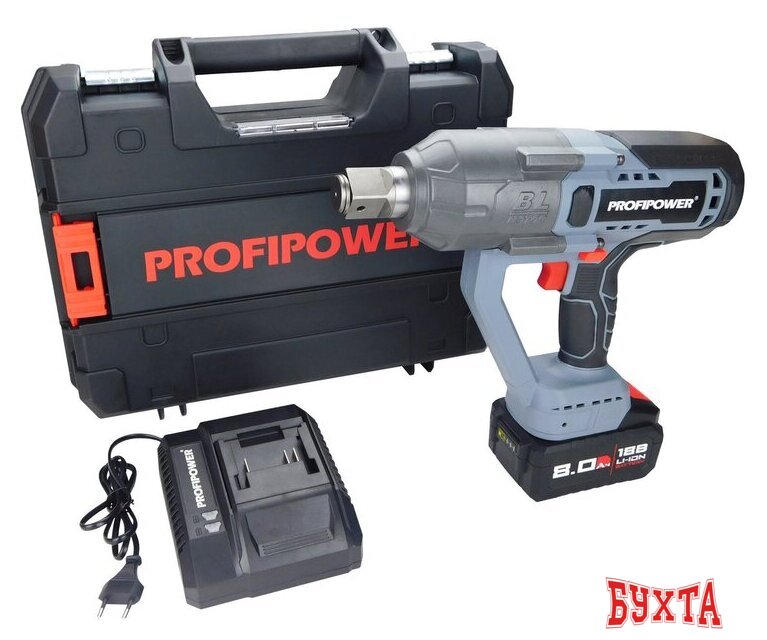 Гайковерт Profipower T-2500N (с 1-им АКБ, кейс)