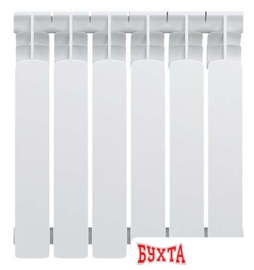 Биметаллический радиатор Standard Hidravlika Dynamic 100 500 мм (4 секций, белый) 3