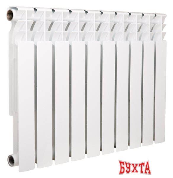 Биметаллический радиатор Standard Hidravlika Dynamic 80 500 мм (6 секций, белый) 2