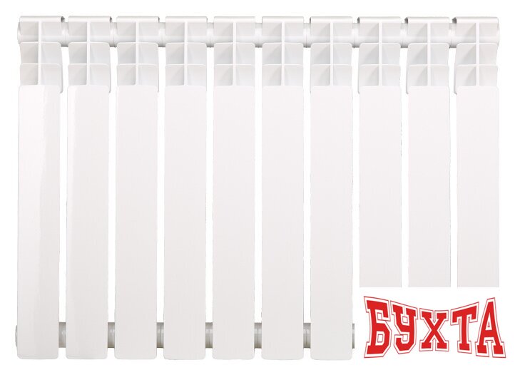 Биметаллический радиатор Standard Hidravlika Dynamic 80 500 мм (6 секций, белый) 3