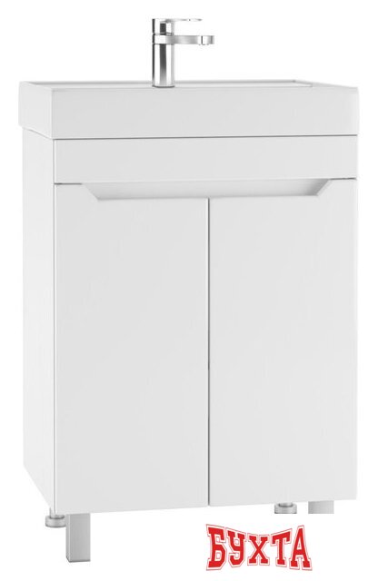 Мебель для ванных комнат Айсберг Тумба под умывальник Енисей 60 Мечта без ящика