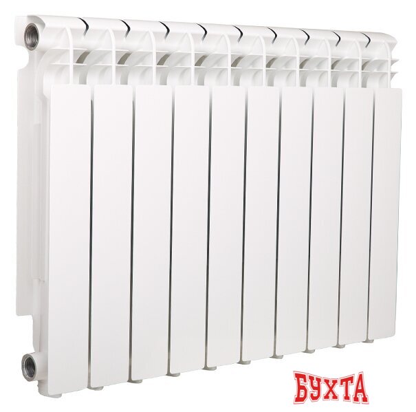 Алюминиевый радиатор Standard Hidravlika Classic 100 500 мм (12 секций, белый) 2