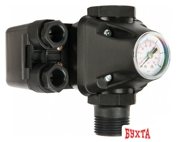 Реле давления Unipump РМ 5/3W с манометром 54654