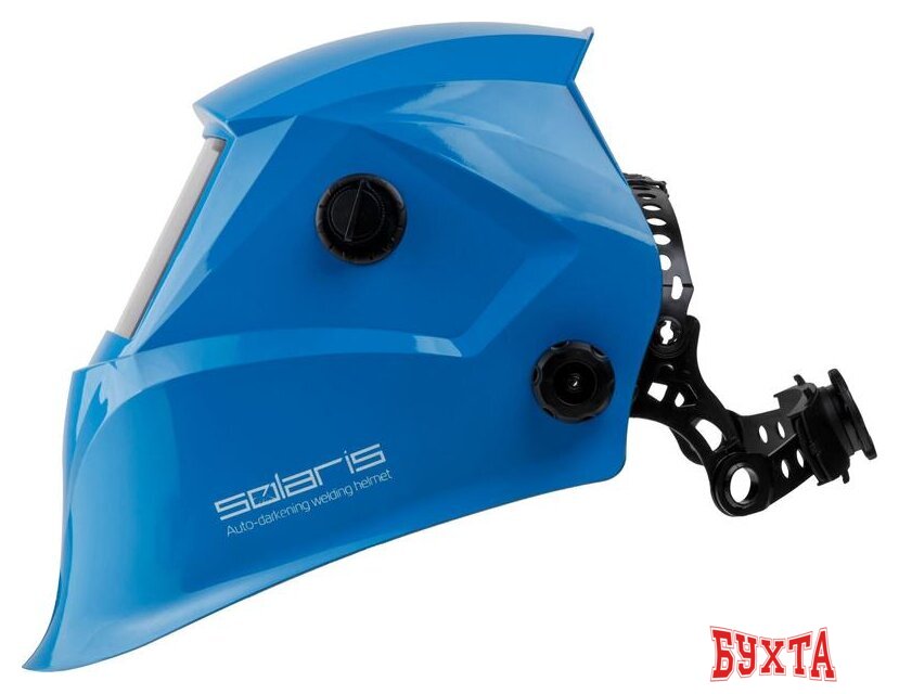 Сварочная маска Solaris ASF520S (голубой глянец) 2