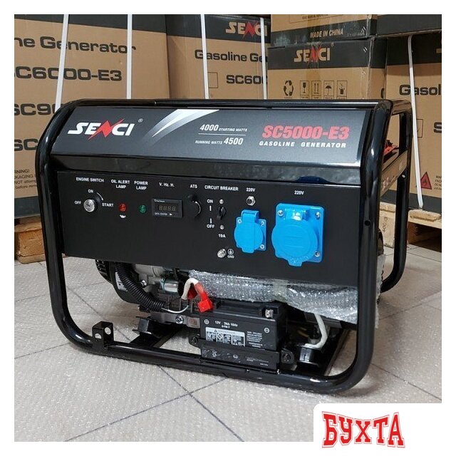 Бензиновый генератор SENCI SC5000-E3 2