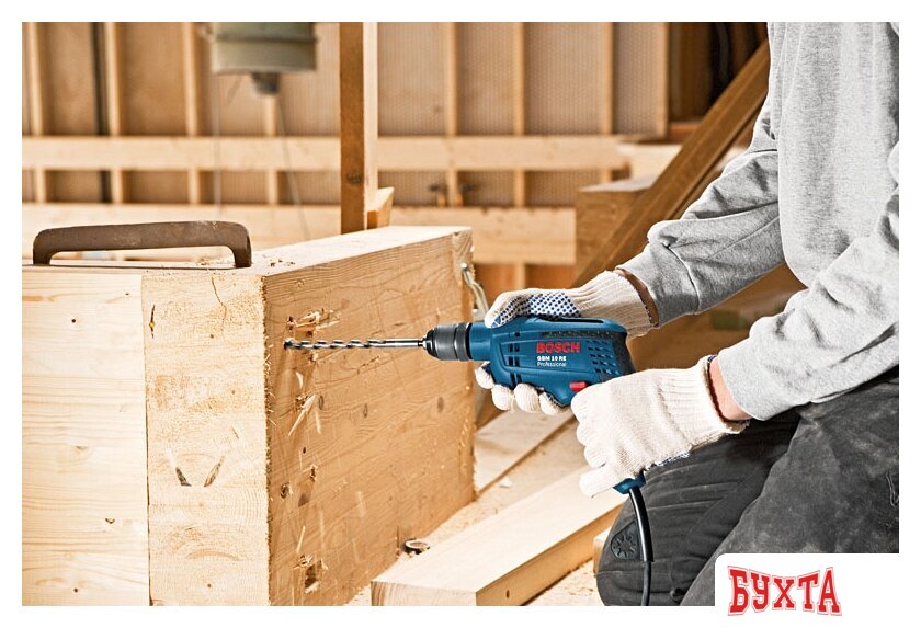 Безударная дрель Bosch GBM 10 RE [0601473600] 4