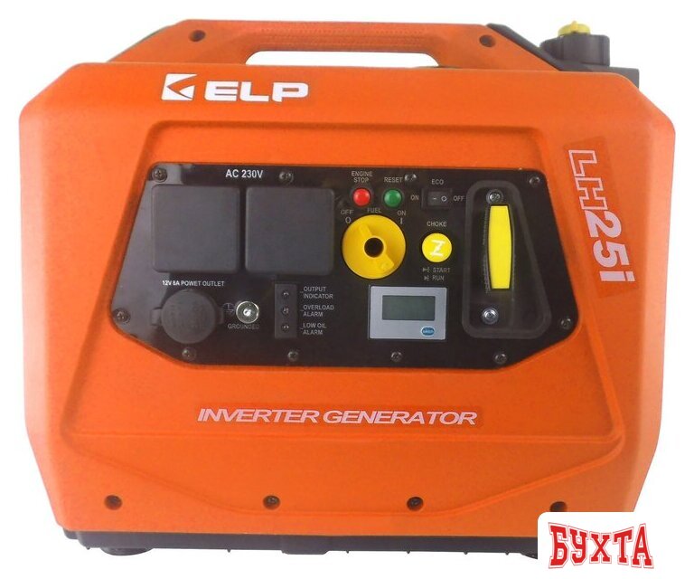 Бензиновый генератор ELP LH25i (оранжевый)