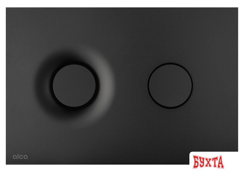 Панель смыва Alcaplast M1978 (черный-мат)