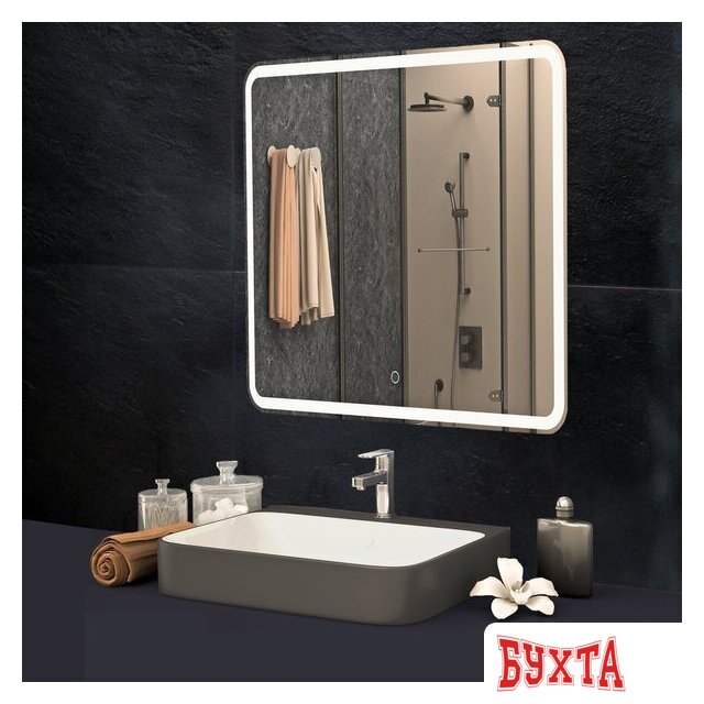 Мебель для ванных комнат Axus Зеркало Relax 70x80 Стандарт 2