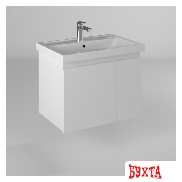 Мебель для ванных комнат Briz Тумба подвесная Бьелла 70 с умывальником Фостер