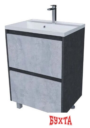 Мебель для ванных комнат Axus Тумба под умывальник Джой 80 (2 ящика)