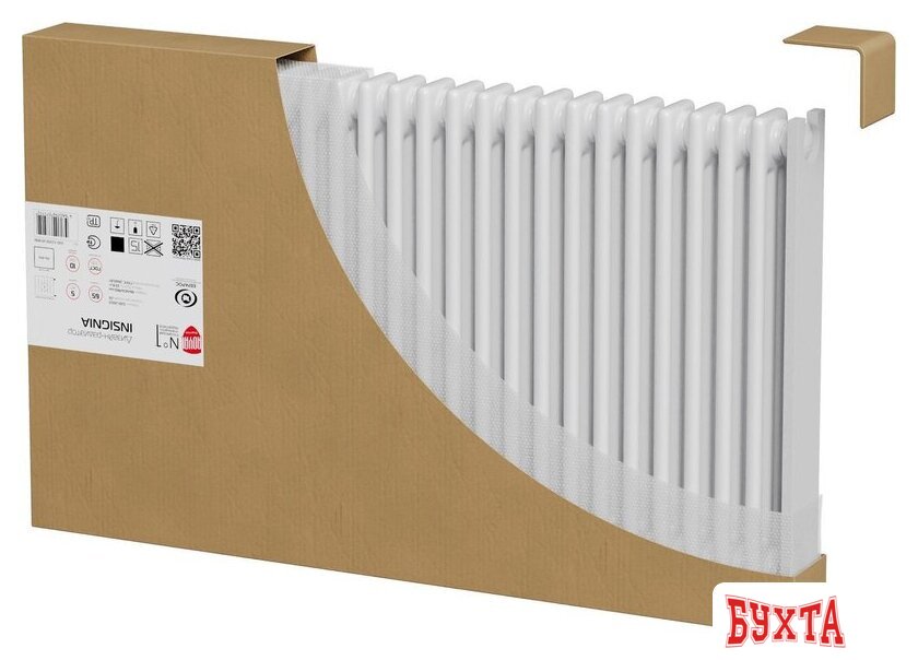 Стальной трубчатый радиатор Royal Thermo Insignia VC2180 - 06 секций RAL9005m 4