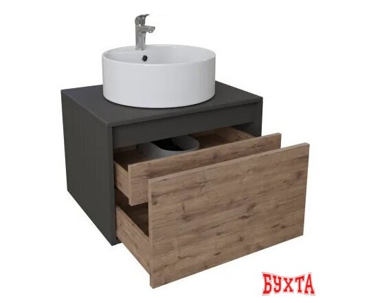 Мебель для ванных комнат Axus Тумба под умывальник Бурэ 60 2