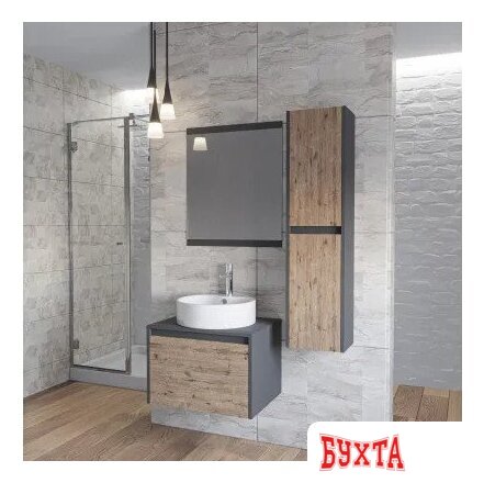 Мебель для ванных комнат Axus Тумба под умывальник Бурэ 60 3