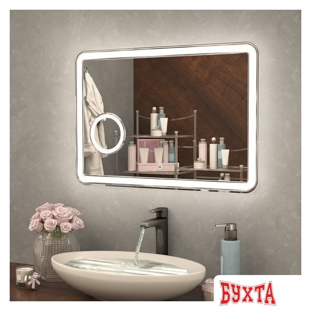 Мебель для ванных комнат Axus Зеркало Vertigo 100x80 Стандарт 2