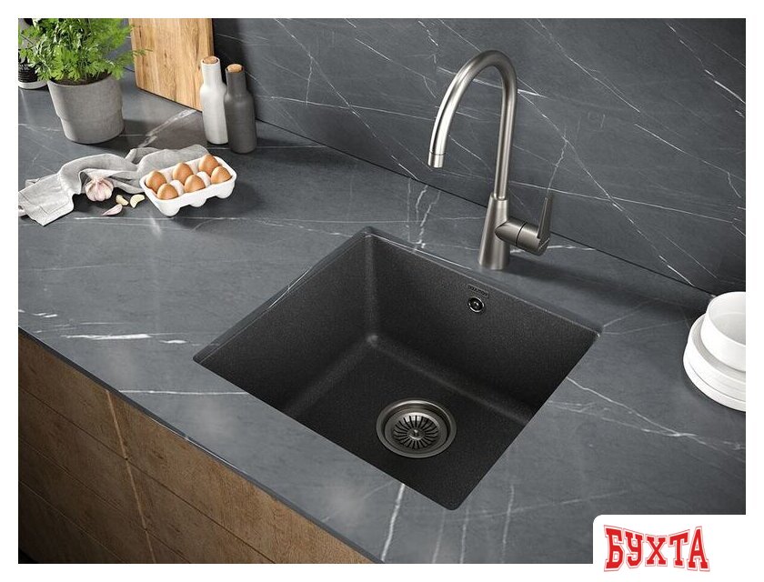 Кухонная мойка Paulmark Gera 50 PM104546-DG 3
