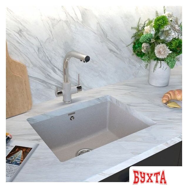 Кухонная мойка Paulmark Gera 60 PM205546-GRM 3