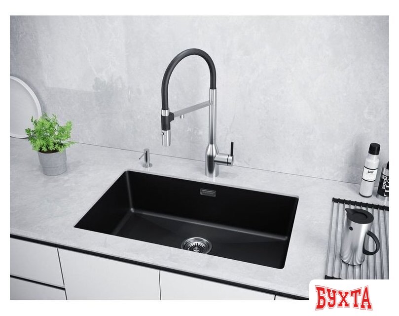 Кухонная мойка Paulmark Lumi LU74-BLM 3