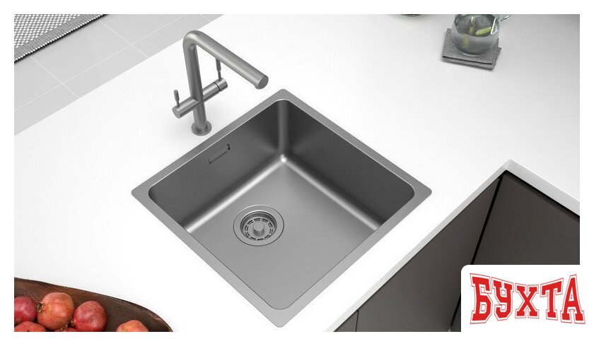 Кухонная мойка Paulmark YU44-GM 3