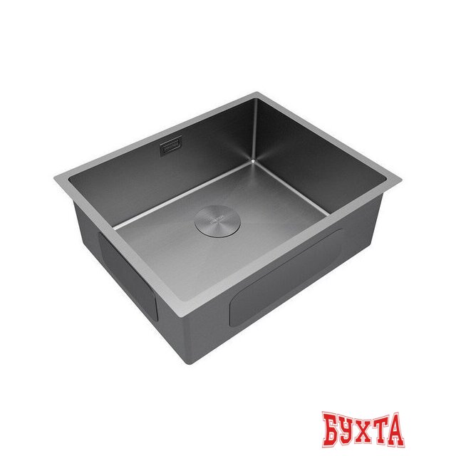Кухонная мойка Paulmark Next 54 Uni PM215444-MG (серый/серый матовый) 2