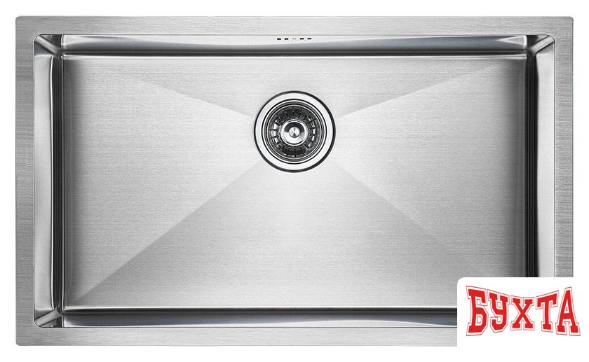 Кухонная мойка Paulmark Next 74 Uni PM217444-BS (стальной/брашированная сталь)