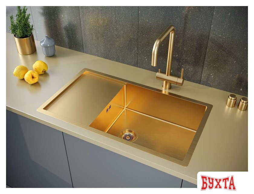 Кухонная мойка Paulmark Kroner 75 PM217551-BG 3