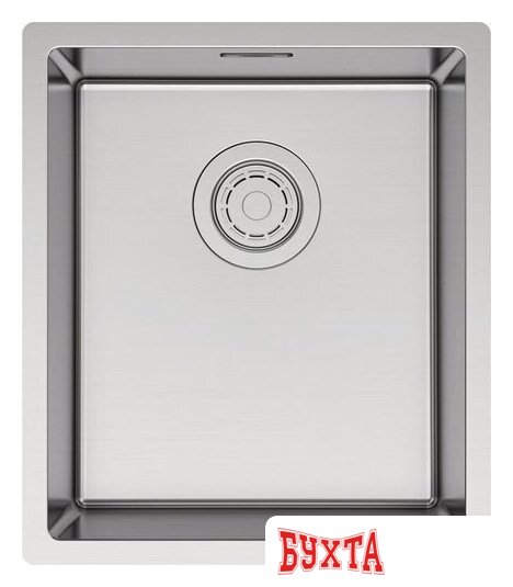 Кухонная мойка Paulmark Lassan 38 UNI LA38-BS (стальной/брашированная сталь)