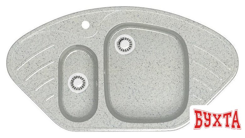 Кухонная мойка MARRBAXX Карельский камень модель 23/Q10 F023Q010 (серый/светло-серый)