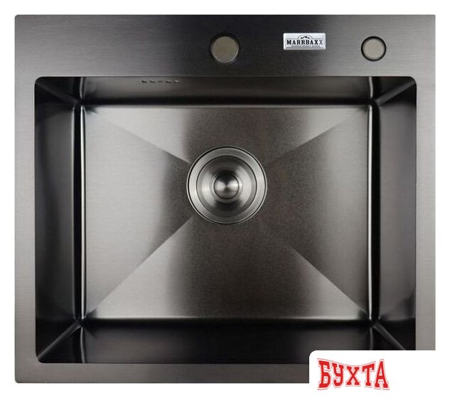 Кухонная мойка MARRBAXX B5044-R (черный/графит)
