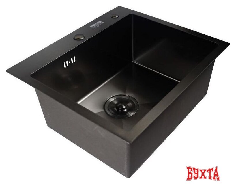 Кухонная мойка MARRBAXX B5044-R (черный/графит) 3