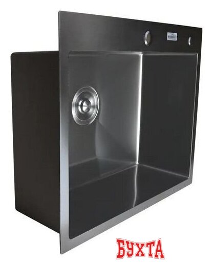 Кухонная мойка MARRBAXX B6050-R (черный/графит) 3