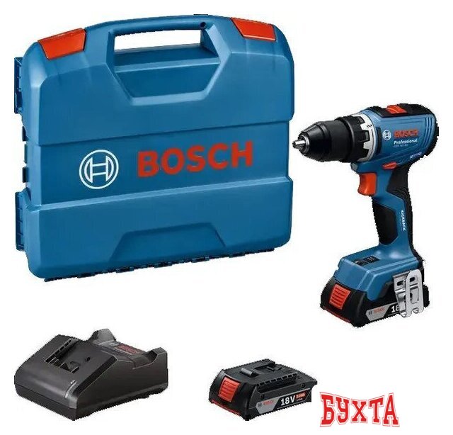 Дрель-шуруповерт Bosch GSR 18V-65 06019N3000 (с 2-мя АКБ, кейс)