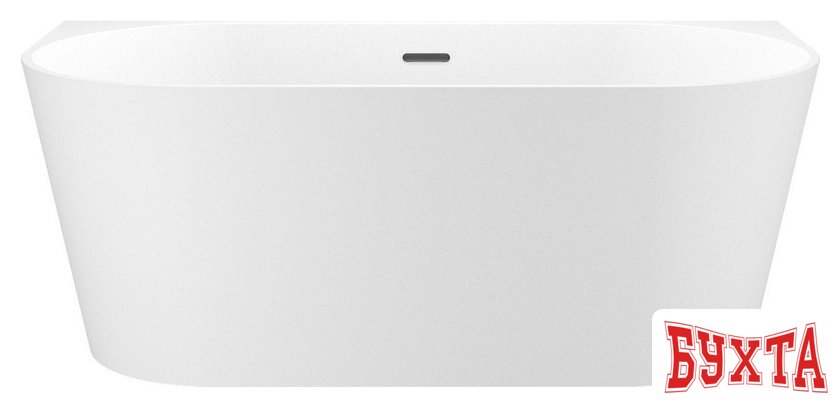 Ванна Wellsee Excellence Pro 170x75 28760303R (пристенная ванна белый глянец, экран, ножки, сифон-автомат матовый черный)